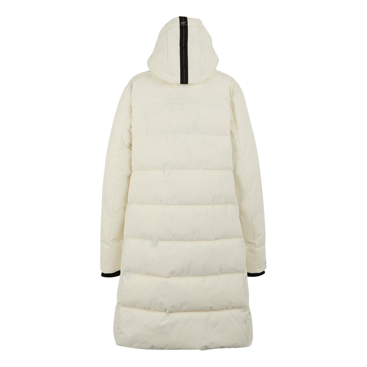 Stone White-Black - Back - Regatta Womens-Ladies Eryn Padded Jacket