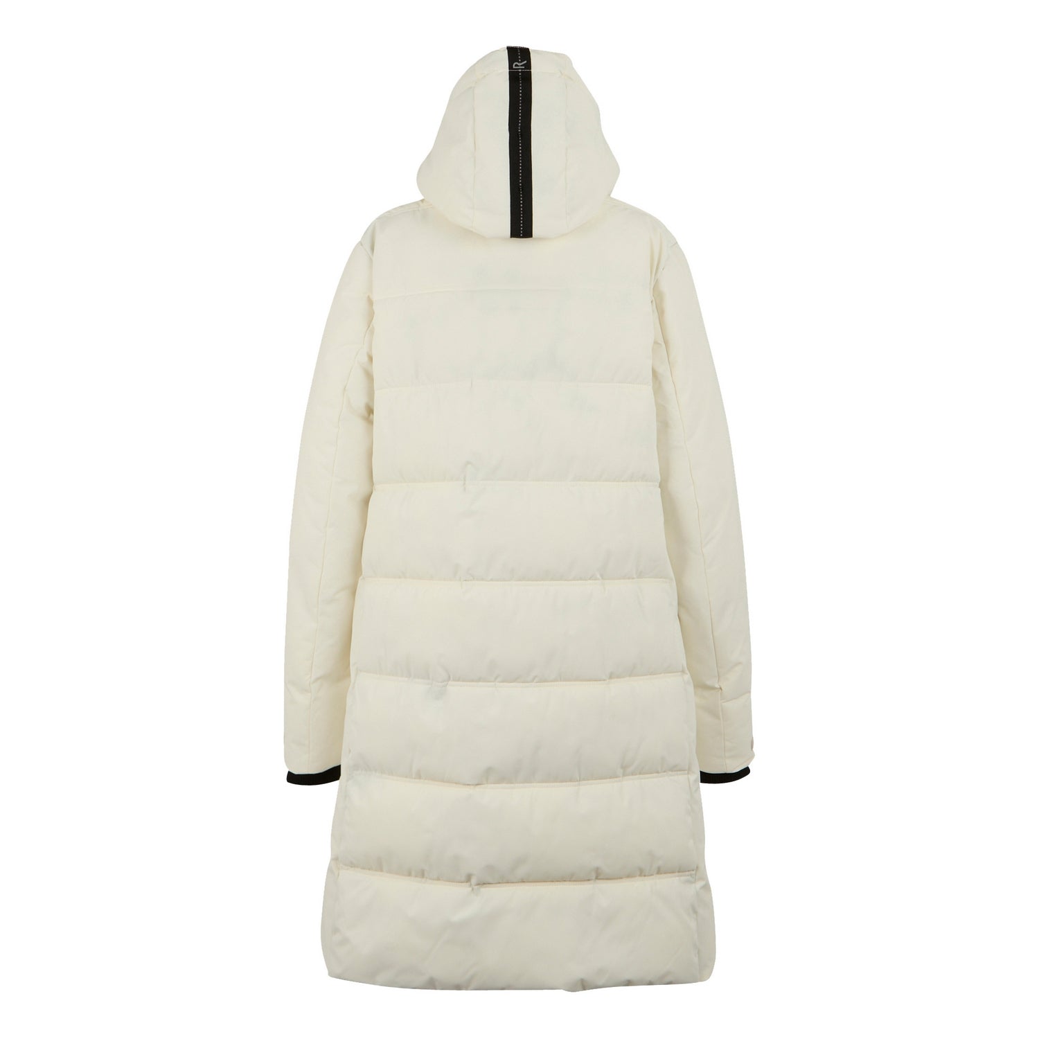 Stone White-Black - Back - Regatta Womens-Ladies Eryn Padded Jacket