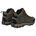 Olive Night-Burnt Umber - Back - Regatta Mens Edgepoint IV Walking Boots
