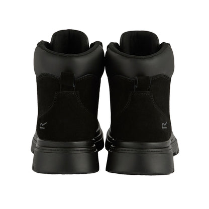 Black - Back - Regatta Womens-Ladies Whinton Suede Boots