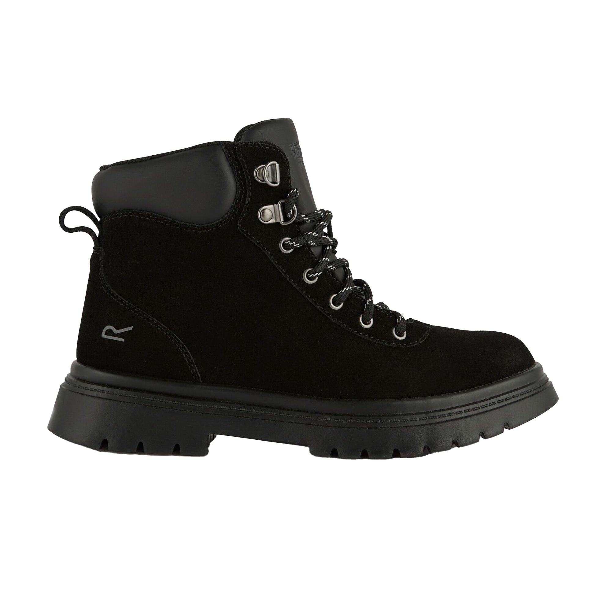 Black - Side - Regatta Womens-Ladies Whinton Suede Boots