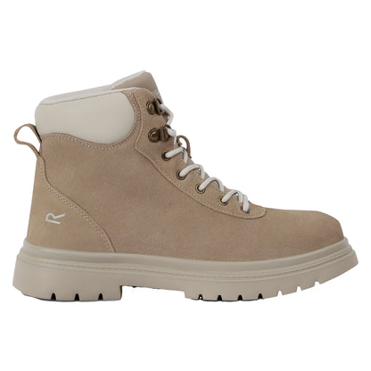 Taupe-Beige - Lifestyle - Regatta Womens-Ladies Whinton Suede Boots