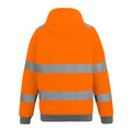 Orange - Back - Regatta Professional Mens Pro Contract Hi-Vis Hoodie