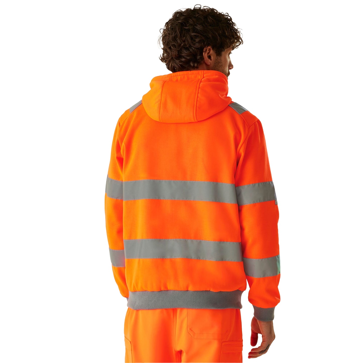 Orange - Pack Shot - Regatta Professional Mens Pro Contract Hi-Vis Hoodie