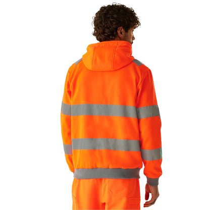 Orange - Pack Shot - Regatta Professional Mens Pro Contract Hi-Vis Hoodie