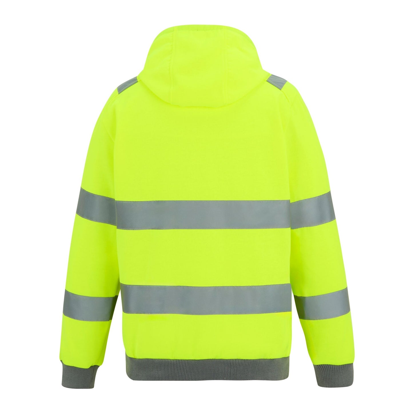 Yellow - Back - Regatta Professional Mens Pro Contract Hi-Vis Hoodie