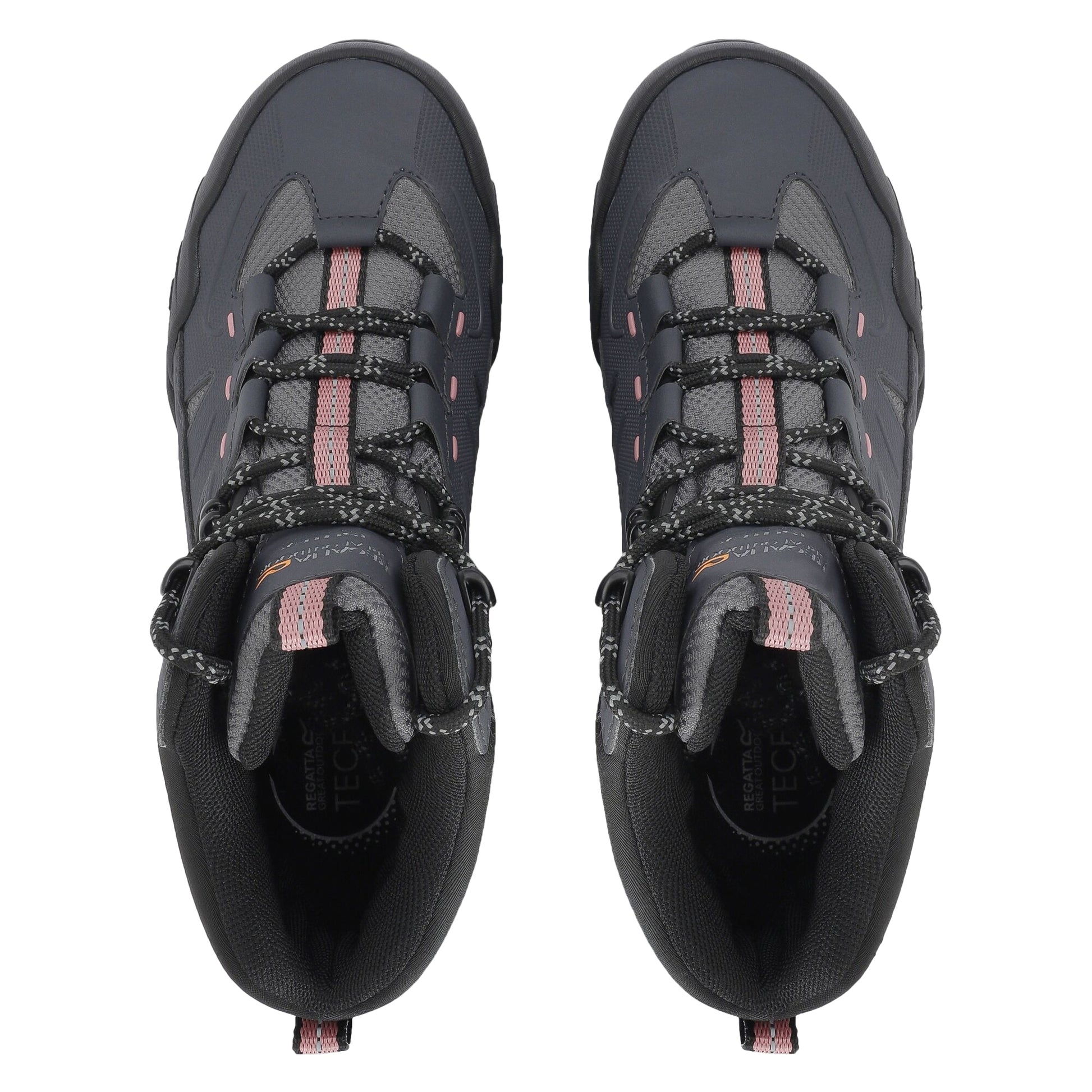 Seal Grey-Dusty Rose - Close up - Regatta Womens-Ladies Regen Walking Boots