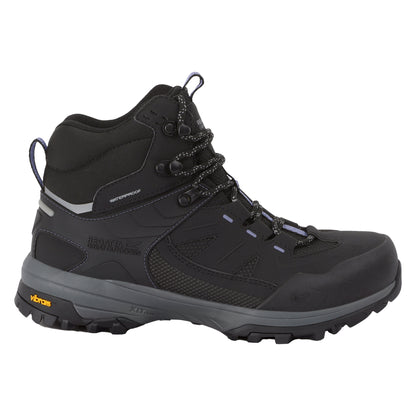 Black-Lilac Bloom - Lifestyle - Regatta Womens-Ladies Regen Walking Boots