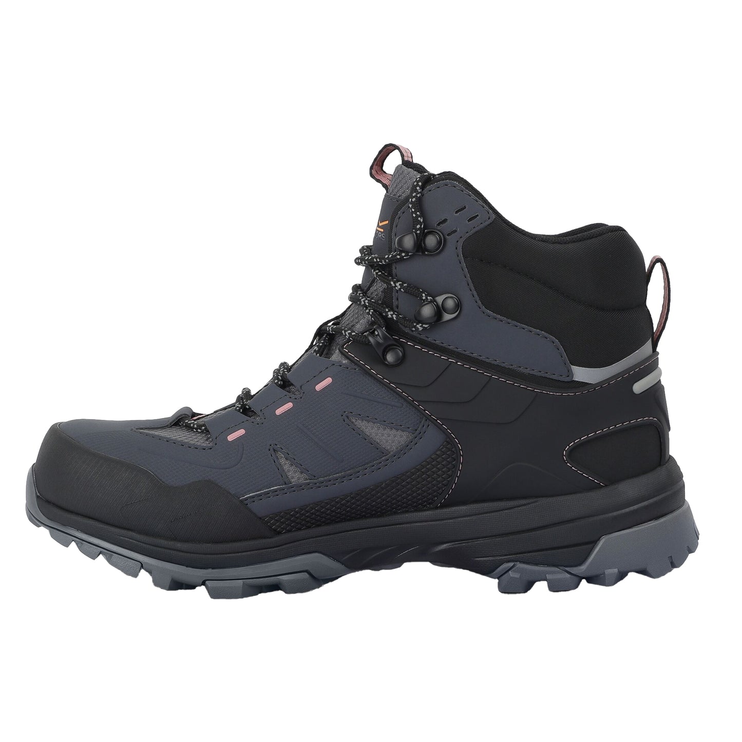 Seal Grey-Dusty Rose - Lifestyle - Regatta Womens-Ladies Regen Walking Boots
