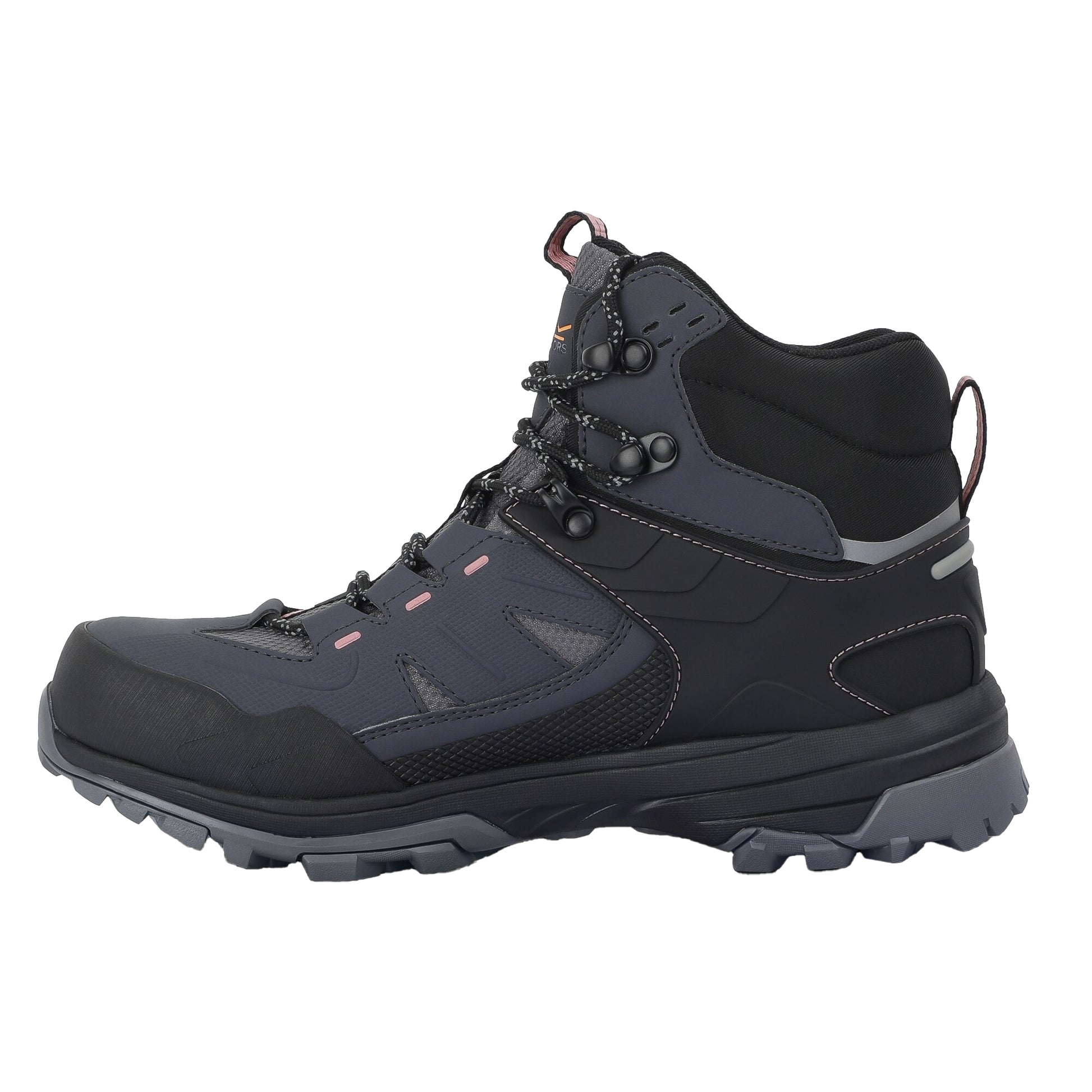 Seal Grey-Dusty Rose - Lifestyle - Regatta Womens-Ladies Regen Walking Boots
