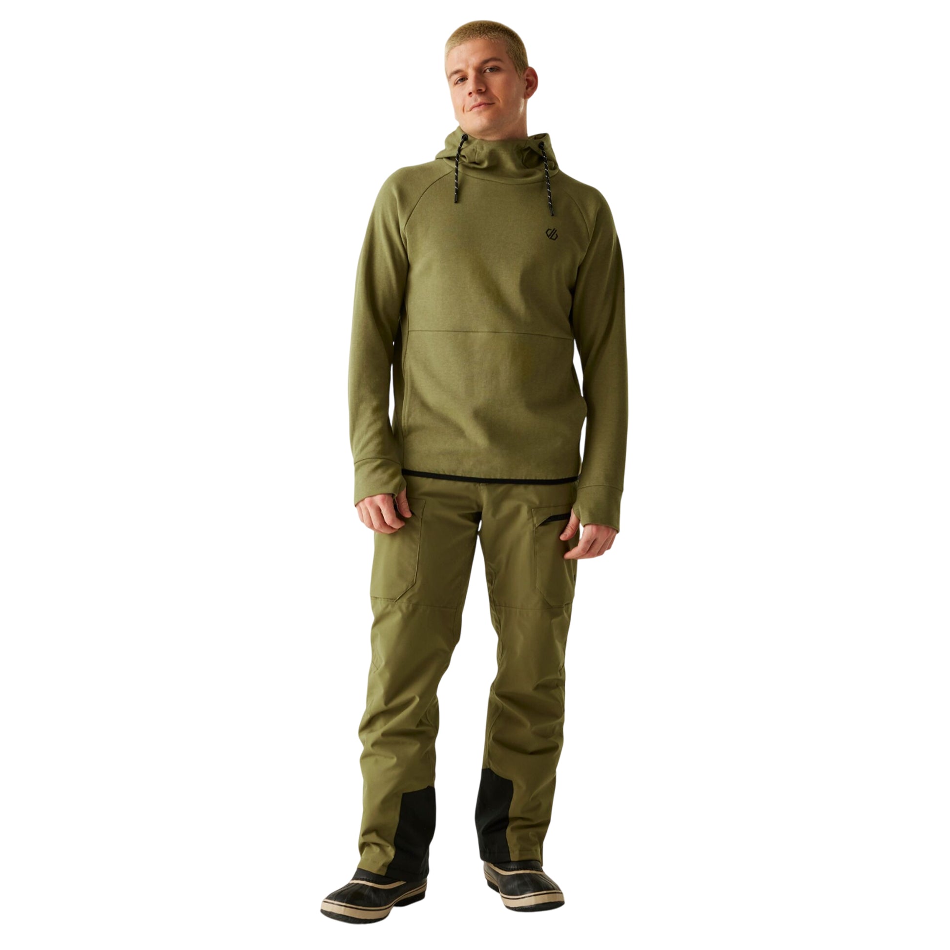 Martini Olive - Close up - Dare 2B Mens Ollie Hoodie