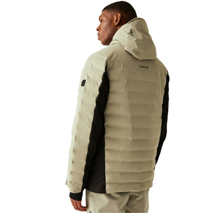 Abbeystone-Black - Pack Shot - Dare 2B Mens Ollie III Ski Jacket