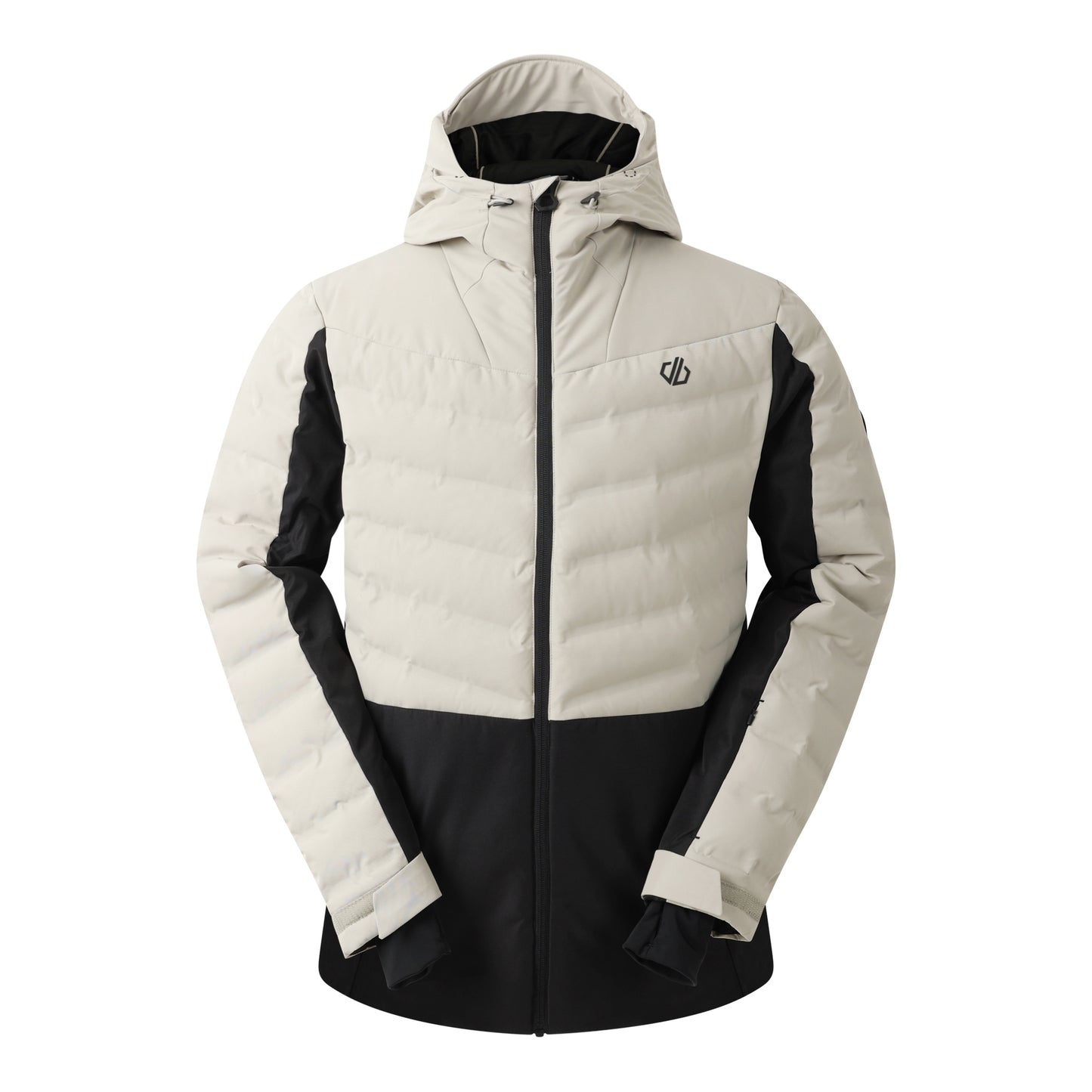 Abbeystone-Black - Front - Dare 2B Mens Ollie III Ski Jacket