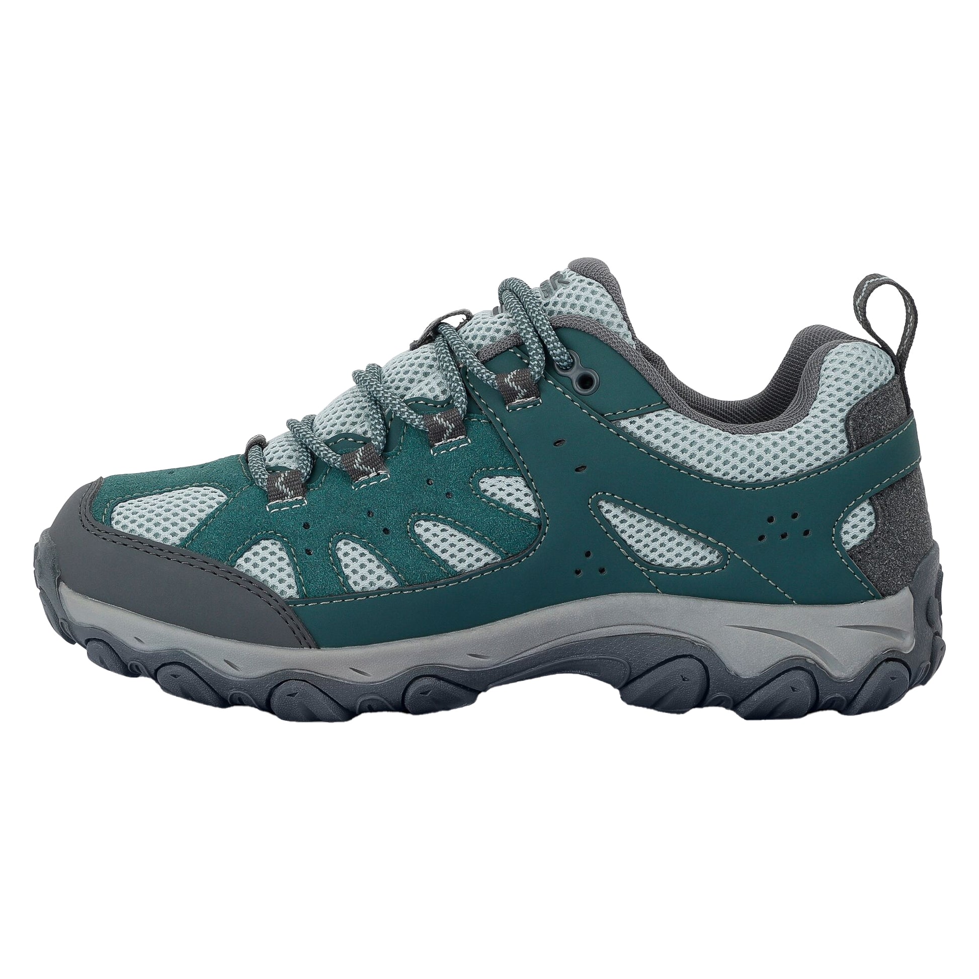 Spruce Green-Green Haze - Side - Regatta Womens-Ladies Edgepoint IV Low Walking Shoes
