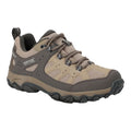 Soft Taupe-Treetop - Front - Regatta Womens-Ladies Edgepoint IV Low Walking Shoes