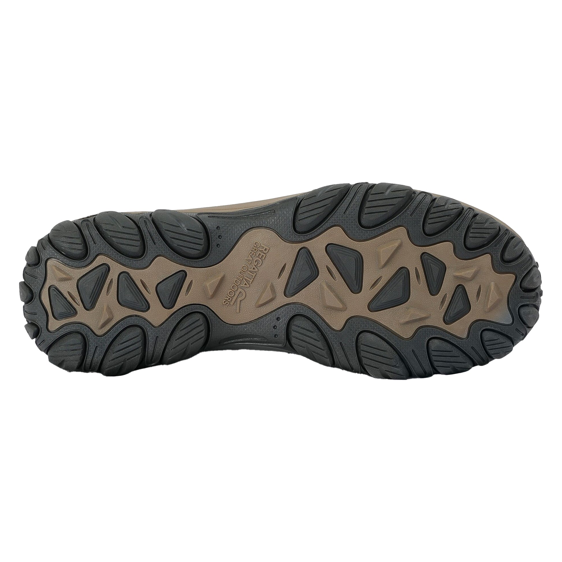Soft Taupe-Treetop - Close up - Regatta Womens-Ladies Edgepoint IV Low Walking Shoes