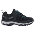 Black-Storm Blue - Lifestyle - Regatta Womens-Ladies Edgepoint IV Low Walking Shoes