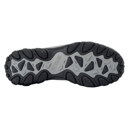 Black-Storm Blue - Close up - Regatta Womens-Ladies Edgepoint IV Low Walking Shoes