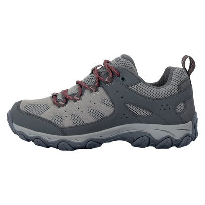 Dark Steel-Dusty Rose - Side - Regatta Womens-Ladies Edgepoint IV Low Walking Shoes