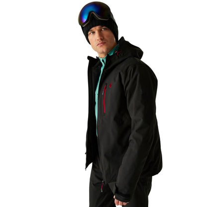 Black-Danger Red - Lifestyle - Dare 2B Mens Eagle III Ski Jacket