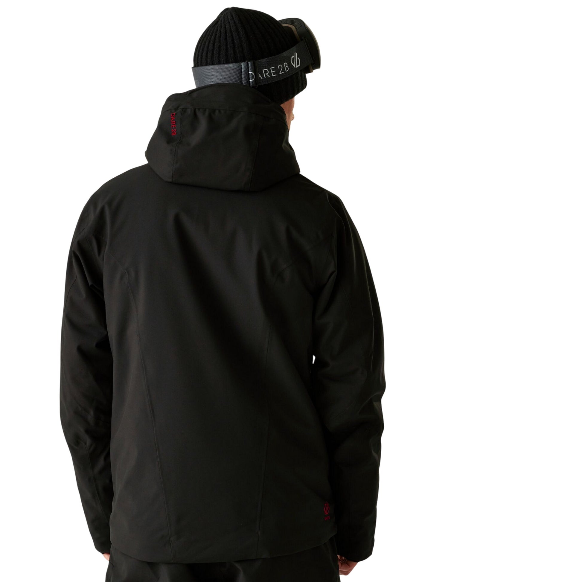Black-Danger Red - Pack Shot - Dare 2B Mens Eagle III Ski Jacket