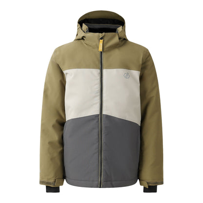 Martini Olive-Abbeystone - Front - Dare 2B Childrens-Kids Send It! Ski Jacket