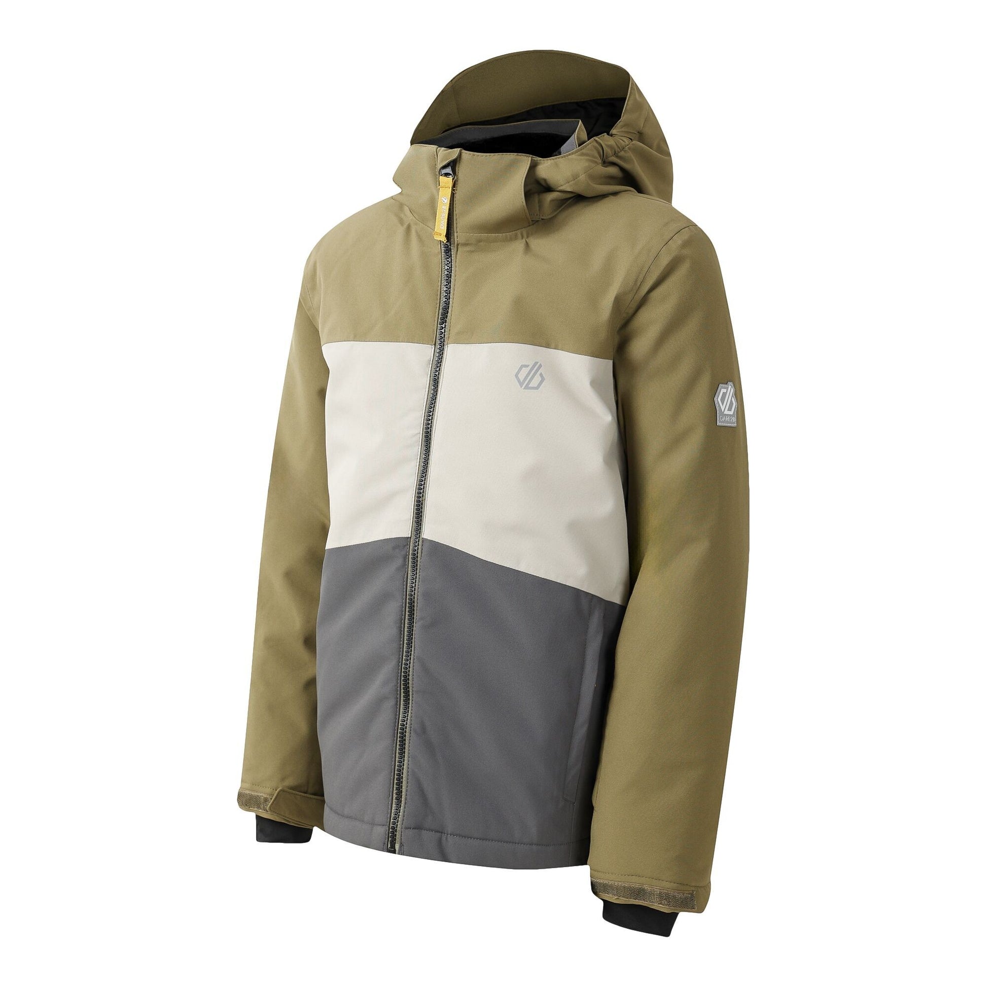 Martini Olive-Abbeystone - Side - Dare 2B Childrens-Kids Send It! Ski Jacket