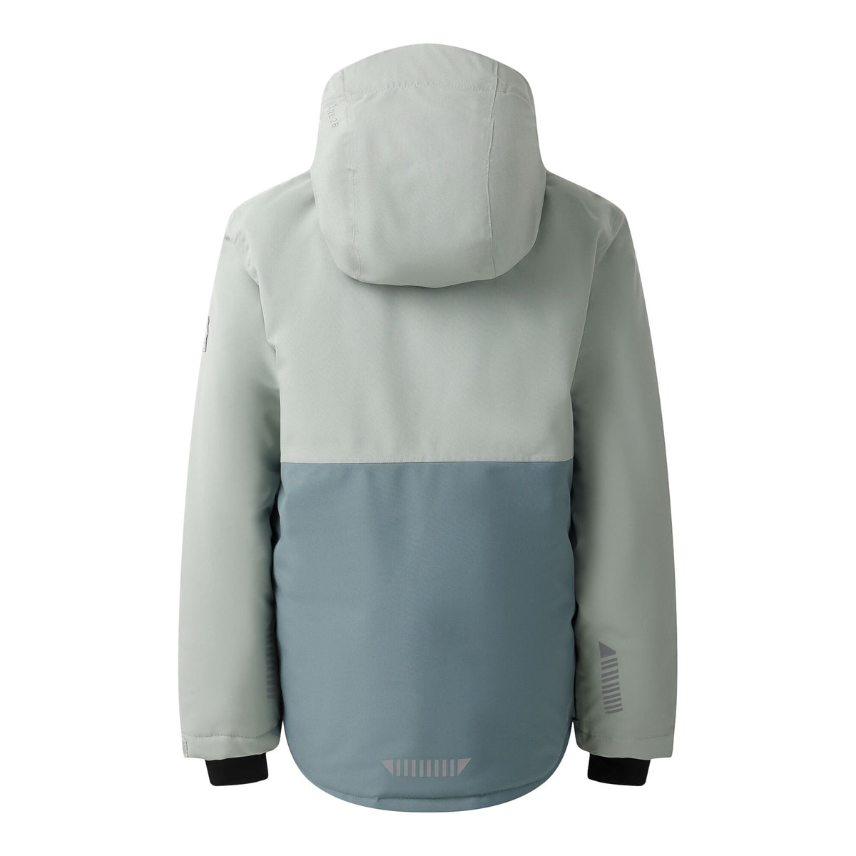 Glacier Green-Element Grey - Back - Dare 2B Childrens-Kids Send It! Ski Jacket