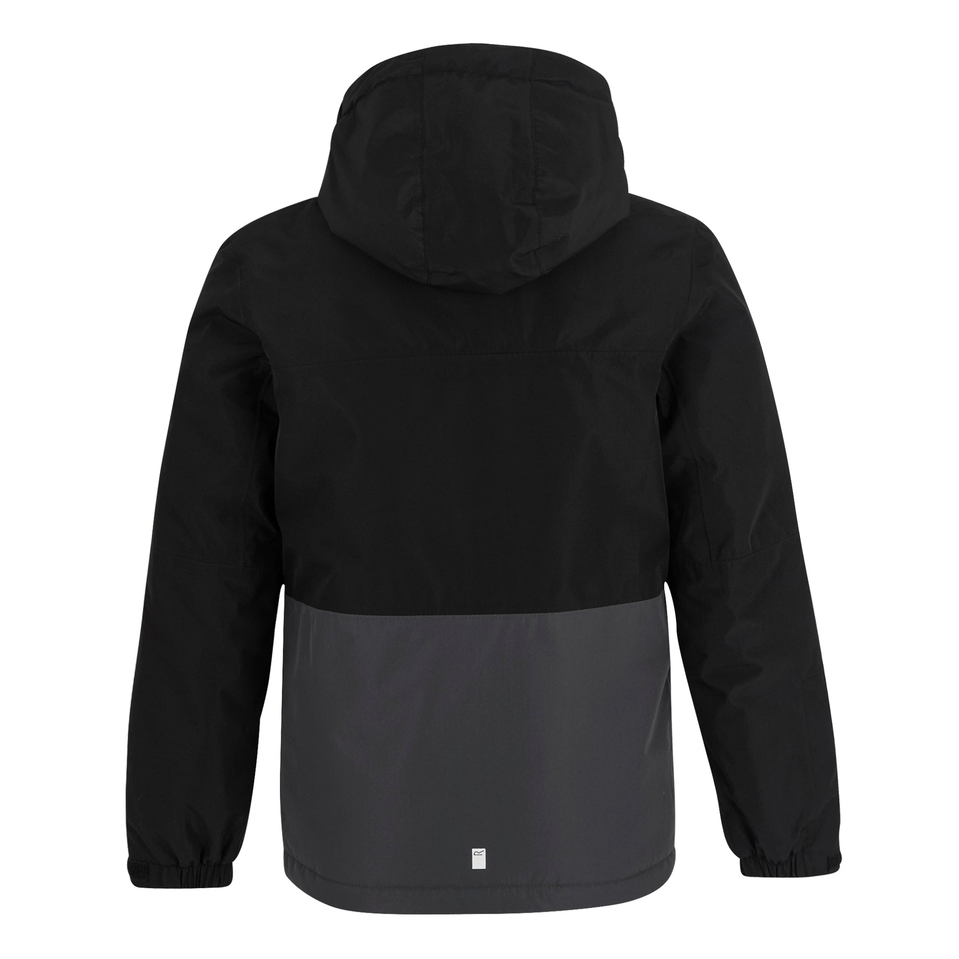 Black-Seal Grey - Back - Regatta Childrens-Kids Beamz Insulated Waterproof Jacket