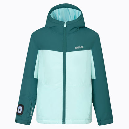 Mediterranea-Water Ballet - Front - Regatta Childrens-Kids Beamz Insulated Waterproof Jacket