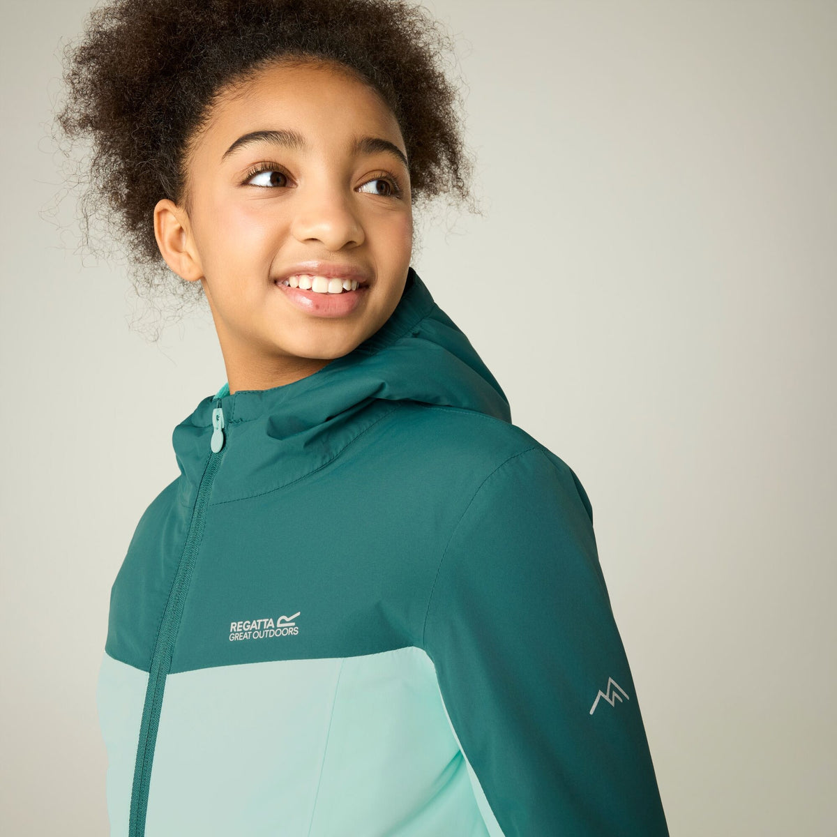Mediterranea-Water Ballet - Close up - Regatta Childrens-Kids Beamz Insulated Waterproof Jacket