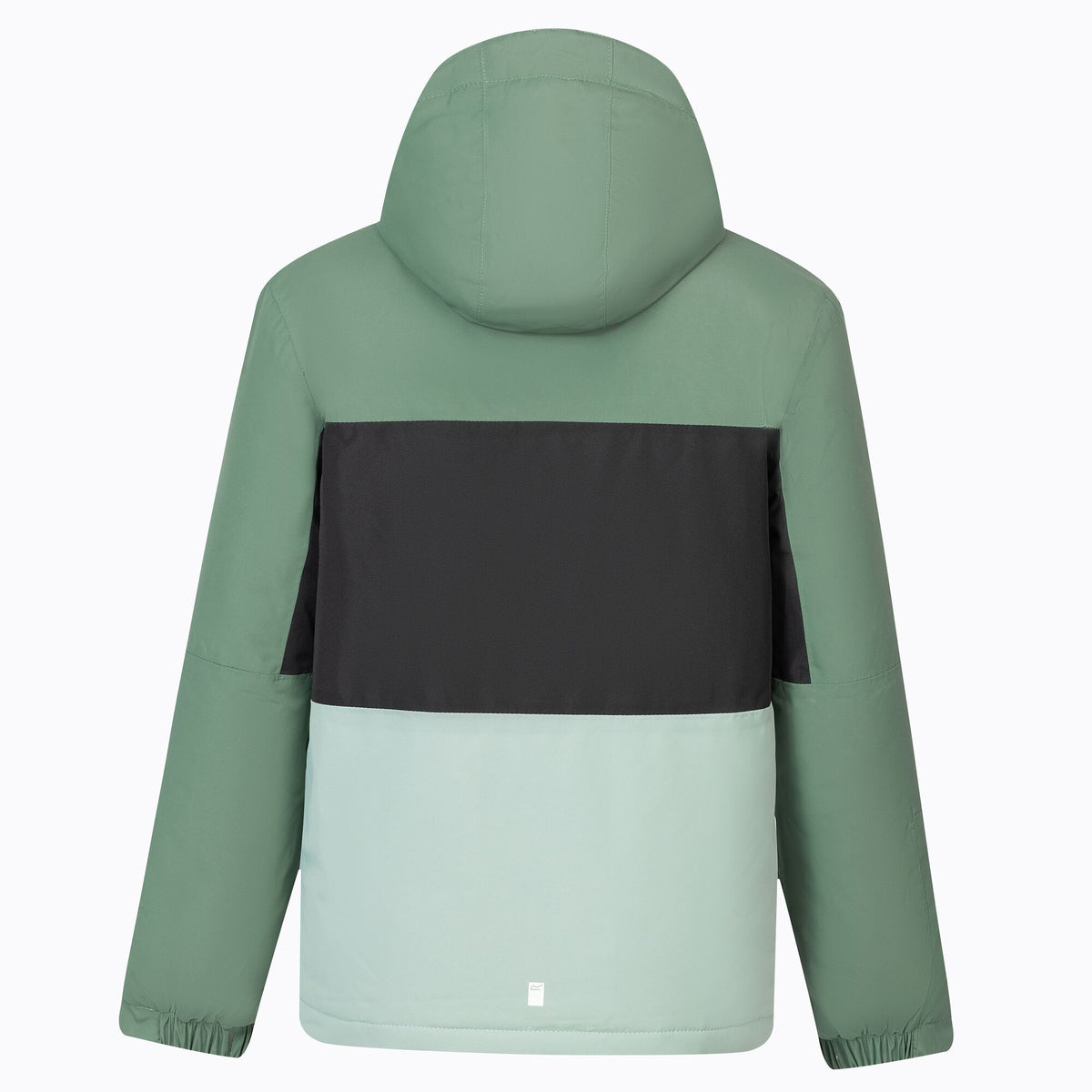 Dark Forest-Glacier-Wild Lime - Back - Regatta Childrens-Kids Beamz Insulated Waterproof Jacket