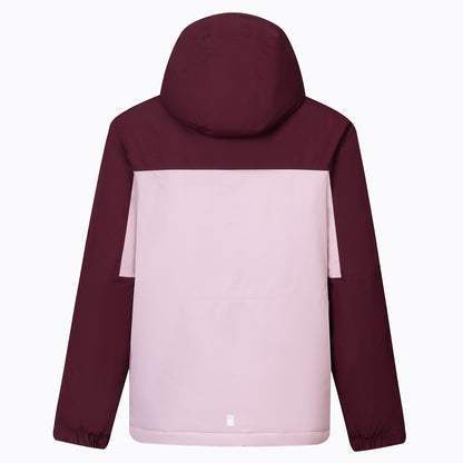 Fig-Powder Lilac - Back - Regatta Childrens-Kids Beamz Insulated Waterproof Jacket