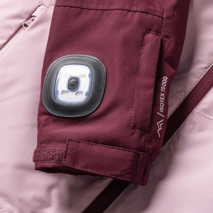 Fig-Powder Lilac - Pack Shot - Regatta Childrens-Kids Beamz Insulated Waterproof Jacket