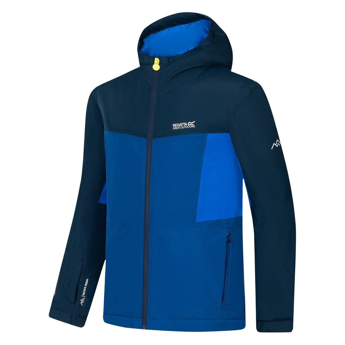 Navy-Olympian Blue - Side - Regatta Childrens-Kids Beamz Insulated Waterproof Jacket