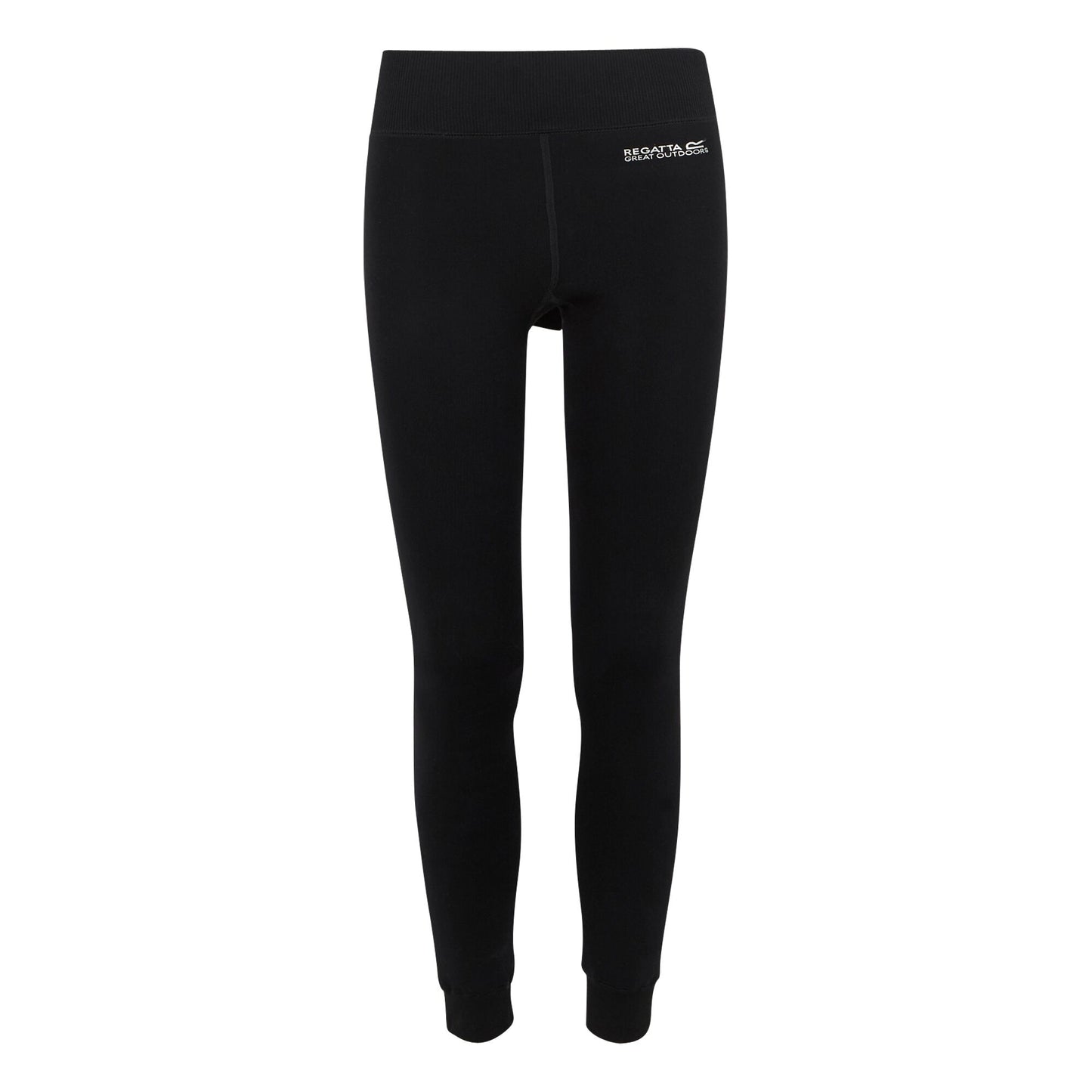 Black - Front - Regatta Womens-Ladies Thermal Stretch Leggings
