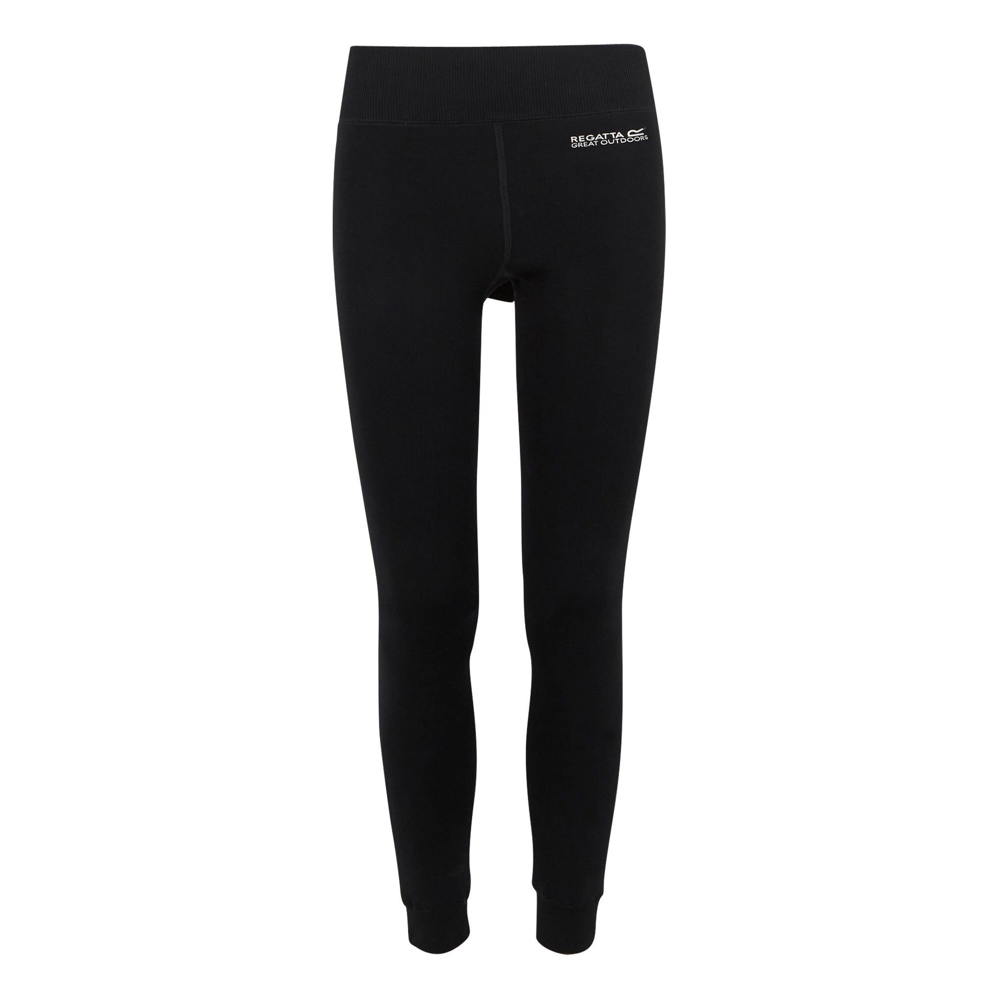Black - Front - Regatta Womens-Ladies Thermal Stretch Leggings