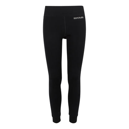 Black - Front - Regatta Womens-Ladies Thermal Stretch Leggings