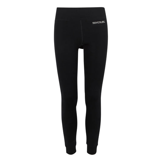 Black - Front - Regatta Womens-Ladies Thermal Stretch Leggings