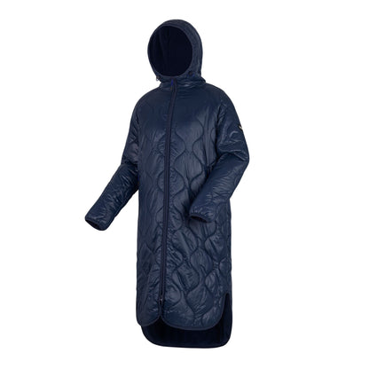 Navy - Side - Regatta Womens-Ladies Triea Quilted Jacket
