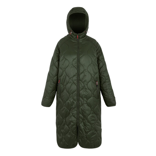 Dark Khaki - Front - Regatta Womens-Ladies Triea Quilted Jacket