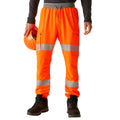 Orange - Lifestyle - Regatta Mens Prolite Stretch Hi-Vis Trousers