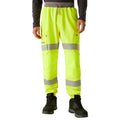 Yellow - Lifestyle - Regatta Mens Prolite Stretch Hi-Vis Trousers