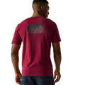Dark Maroon - Pack Shot - Regatta Mens Cline IX Tree T-Shirt