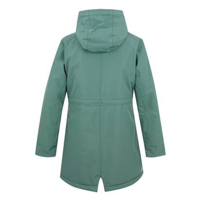 Green Haze - Back - Regatta Childrens-Kids Valenta Waterproof Jacket