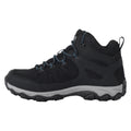 Black-Storm Blue - Lifestyle - Regatta Womens-Ladies Edgepoint IV Mid Cut Walking Boots