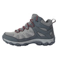 Dark Steel-Dusty Rose - Lifestyle - Regatta Womens-Ladies Edgepoint IV Mid Cut Walking Boots