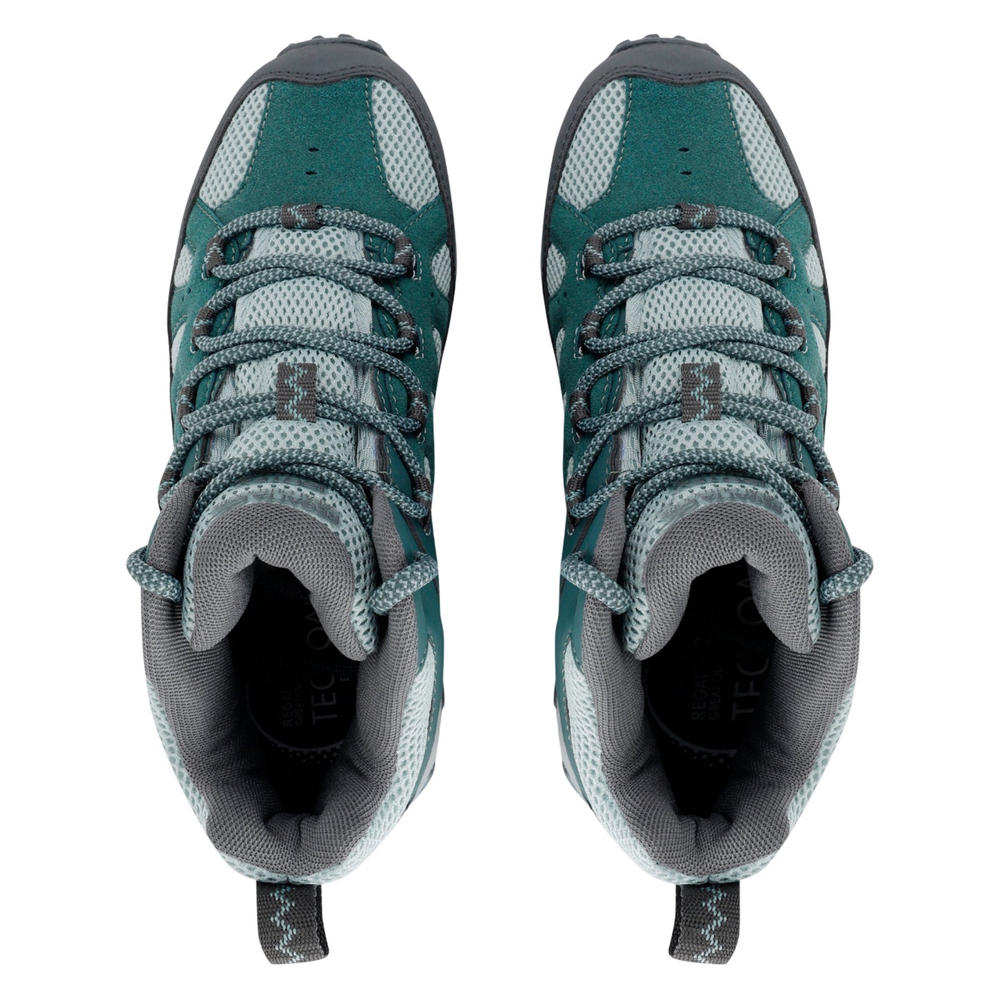 Green Haze - Pack Shot - Regatta Womens-Ladies Edgepoint IV Mid Cut Walking Boots