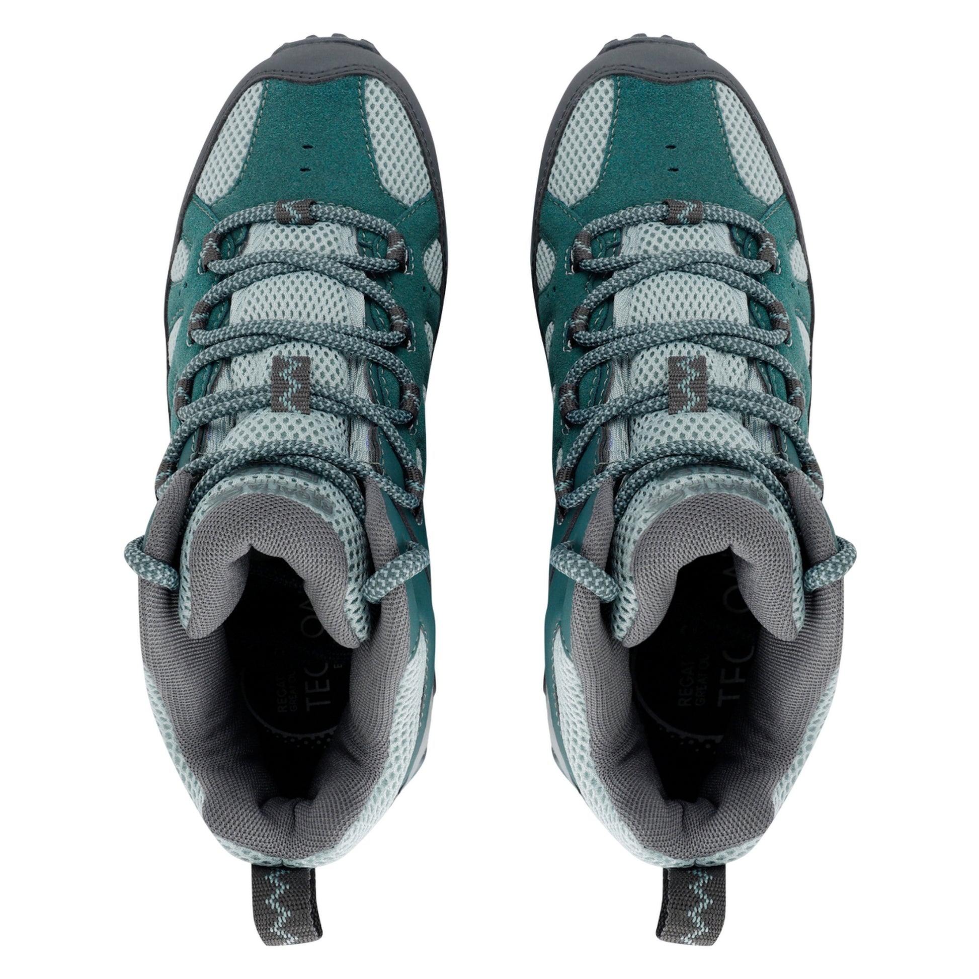 Green Haze - Pack Shot - Regatta Womens-Ladies Edgepoint IV Mid Cut Walking Boots
