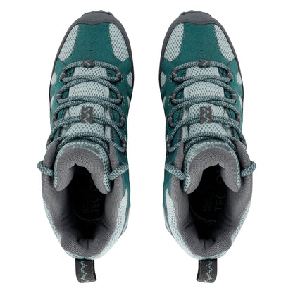 Green Haze - Pack Shot - Regatta Womens-Ladies Edgepoint IV Mid Cut Walking Boots